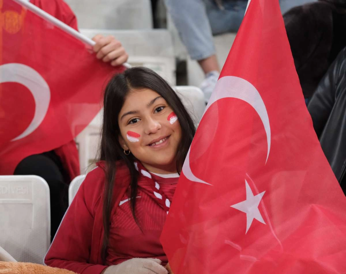 (ÖZEL) Türkiye-Bulgaristan taraftar fotoğrafları