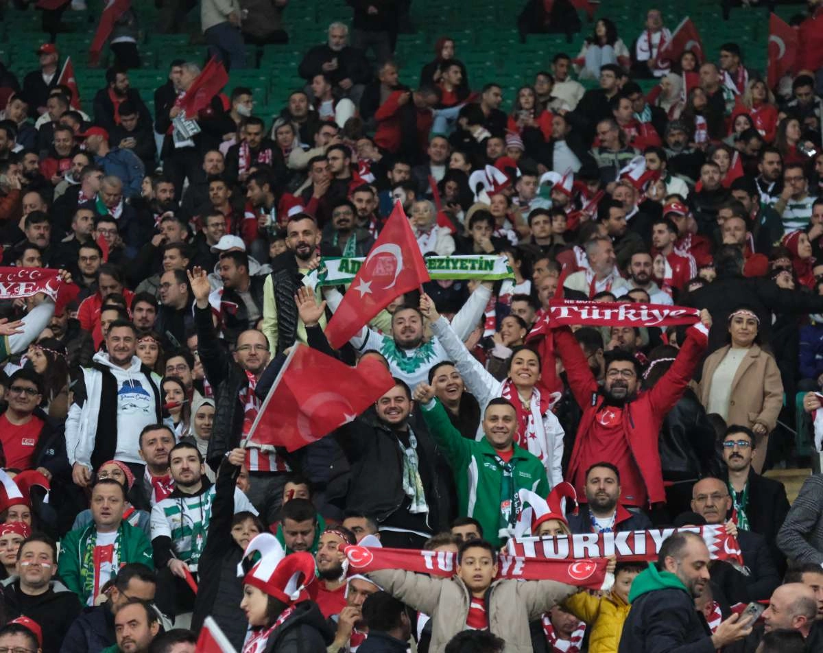 (ÖZEL) Türkiye-Bulgaristan taraftar fotoğrafları