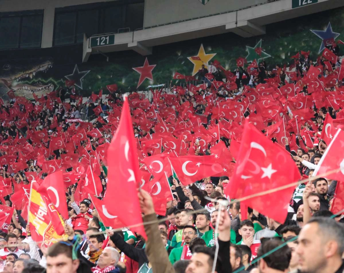 (ÖZEL) Türkiye-Bulgaristan taraftar fotoğrafları