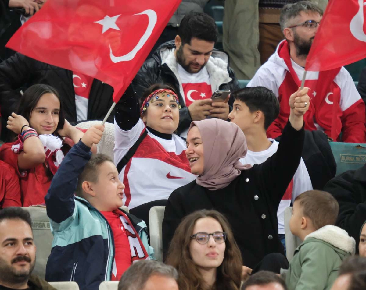 (ÖZEL) Türkiye-Bulgaristan taraftar fotoğrafları