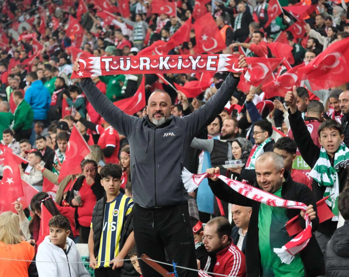 (ÖZEL) Türkiye-Bulgaristan taraftar fotoğrafları