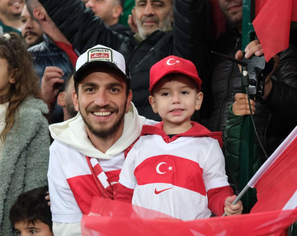 (ÖZEL) Türkiye-Bulgaristan taraftar fotoğrafları