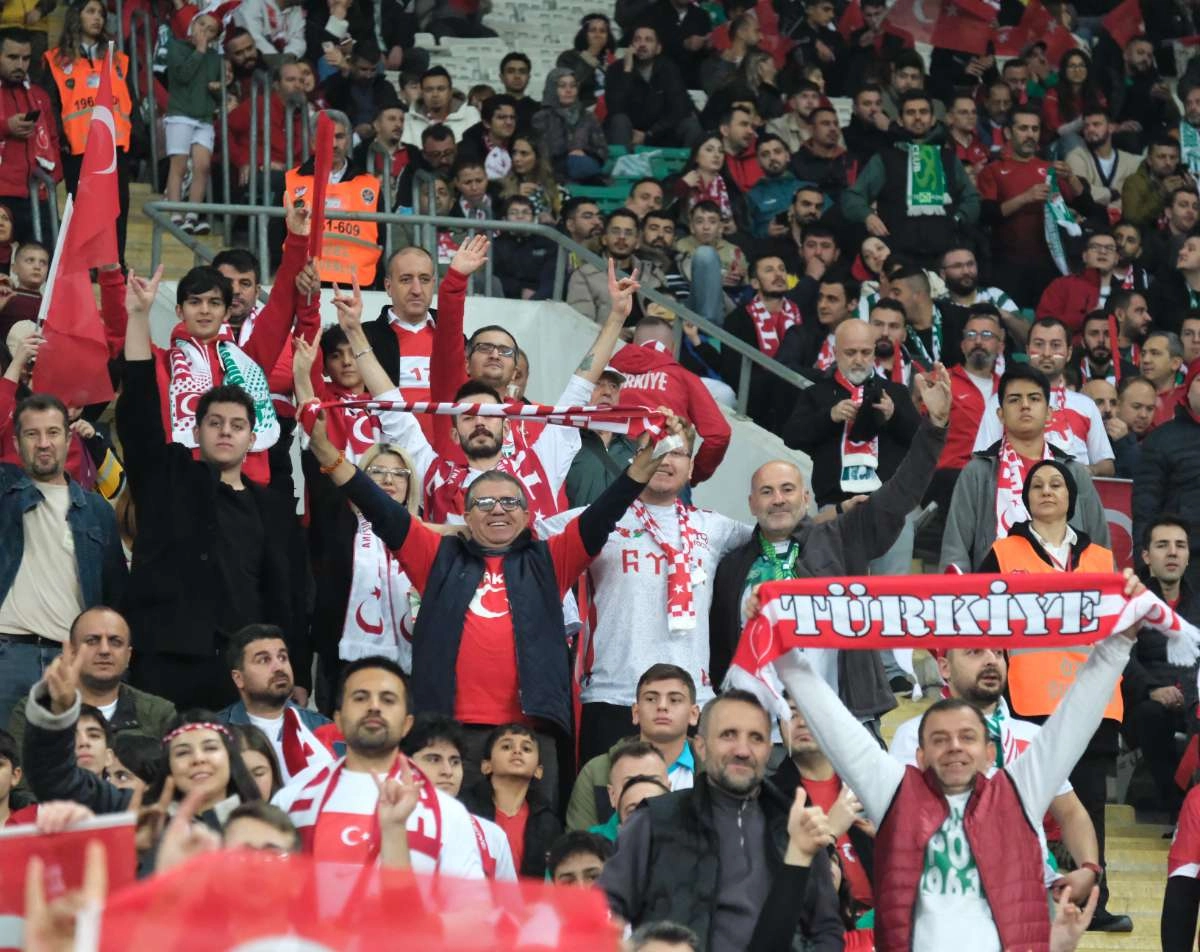 (ÖZEL) Türkiye-Bulgaristan taraftar fotoğrafları