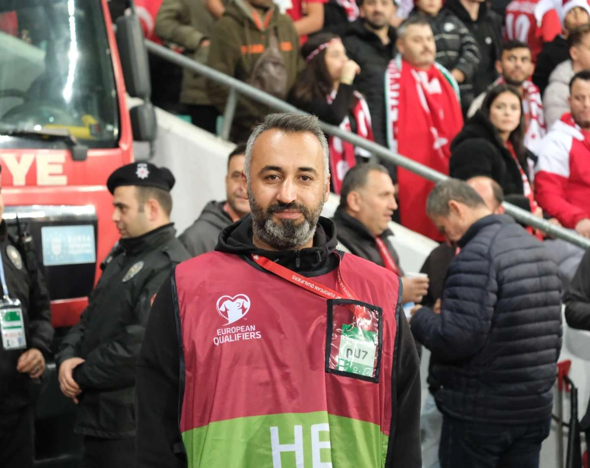 (ÖZEL) Türkiye-Bulgaristan taraftar fotoğrafları