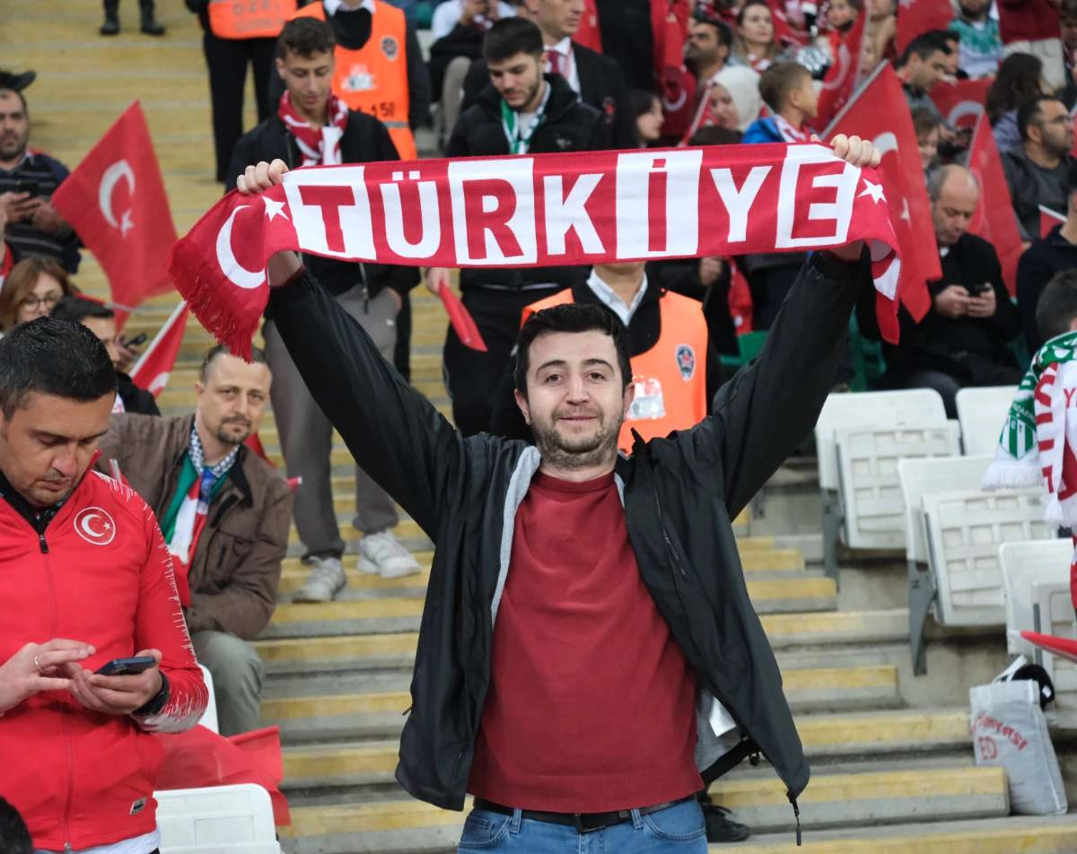 (ÖZEL) Türkiye-Bulgaristan taraftar fotoğrafları
