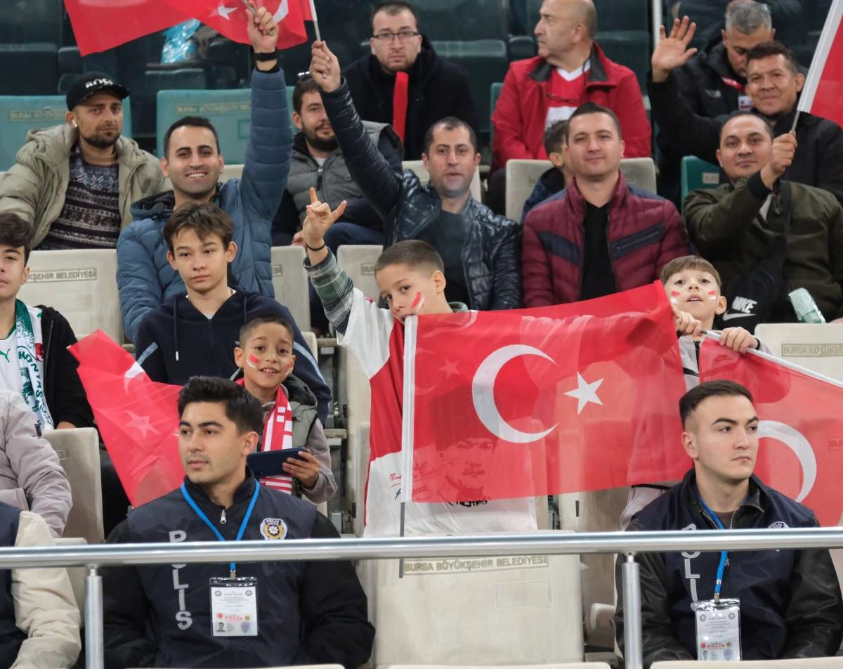 (ÖZEL) Türkiye-Bulgaristan taraftar fotoğrafları