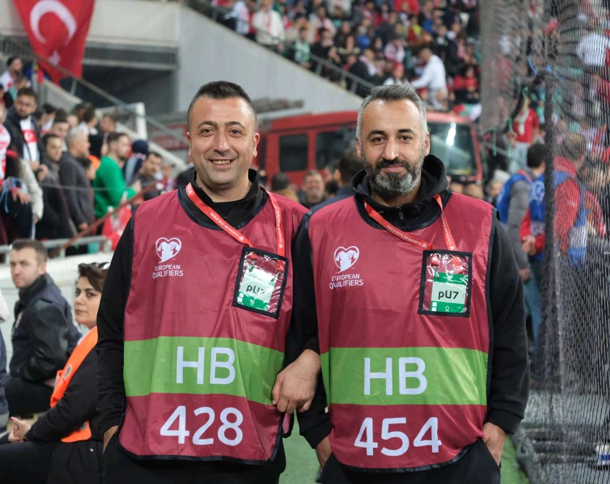 (ÖZEL) Türkiye-Bulgaristan taraftar fotoğrafları