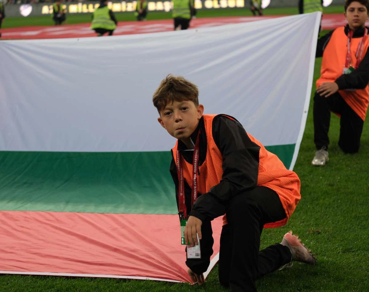 (ÖZEL) Türkiye-Bulgaristan taraftar fotoğrafları