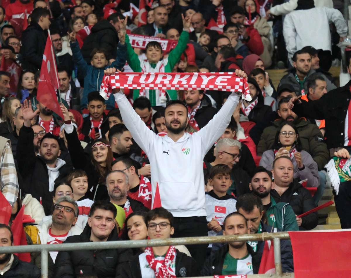 (ÖZEL) Türkiye-Bulgaristan taraftar fotoğrafları