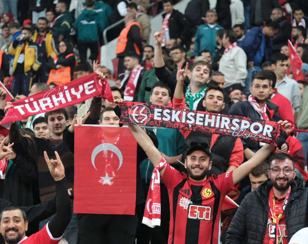 (ÖZEL) Türkiye-Bulgaristan taraftar fotoğrafları