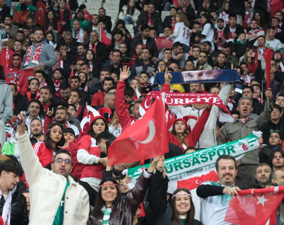 (ÖZEL) Türkiye-Bulgaristan taraftar fotoğrafları
