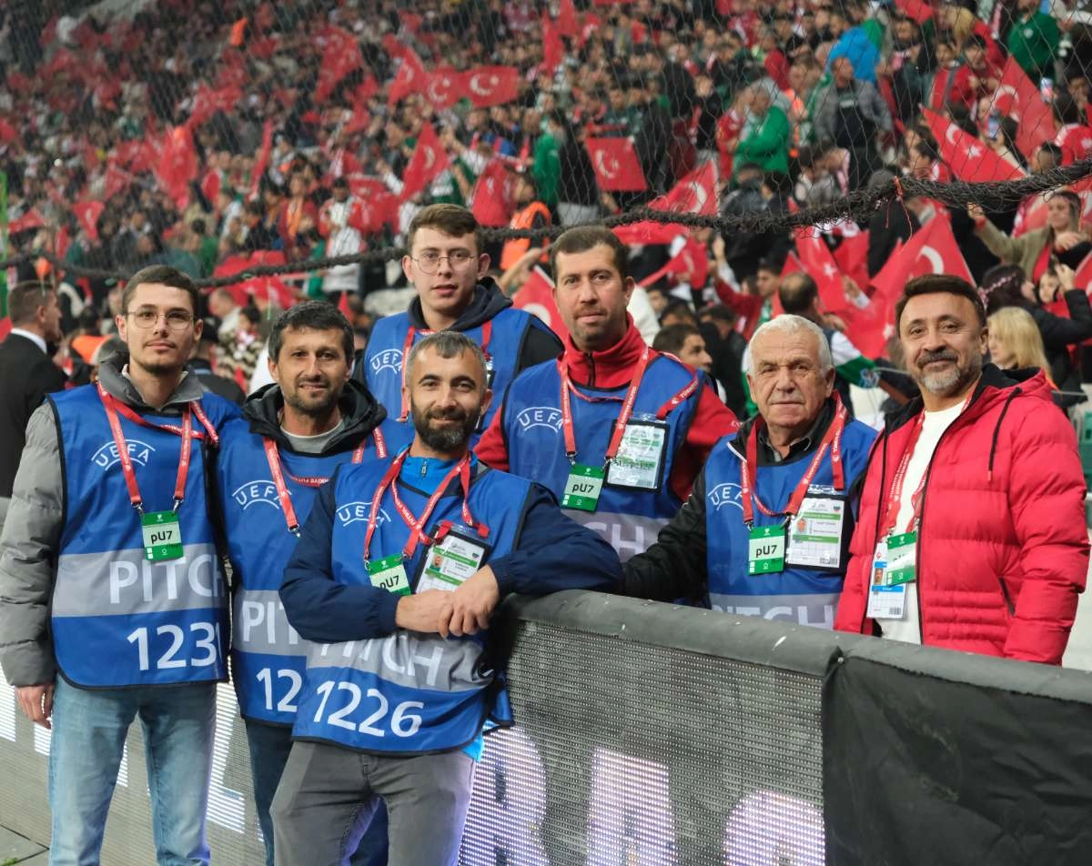 (ÖZEL) Türkiye-Bulgaristan taraftar fotoğrafları