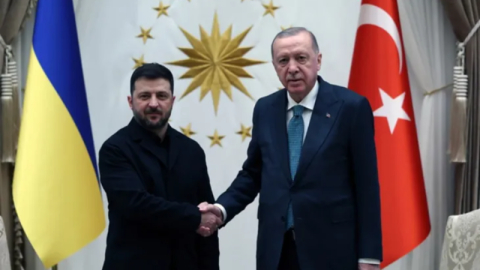 Ukrayna Devlet Başkanı Zelenskiy Beştepe'de