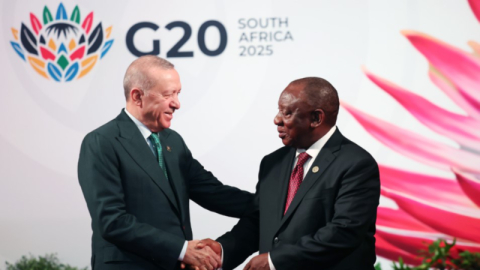 Cumhurbaşkanı Erdoğan, G20 Liderler Zirvesi resmi karşılama törenine katıldı