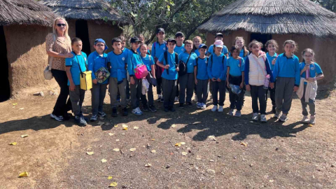 Öğrenciler, Arkeopark’ta arkeolojiyi tanıyor