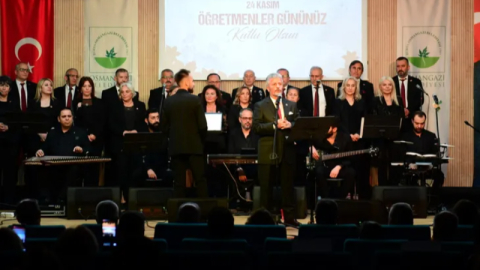 Osmangazi'de eğitimcilere anlamlı kutlama