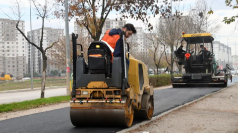 Osmangazi’de park içi yollar yenilendi