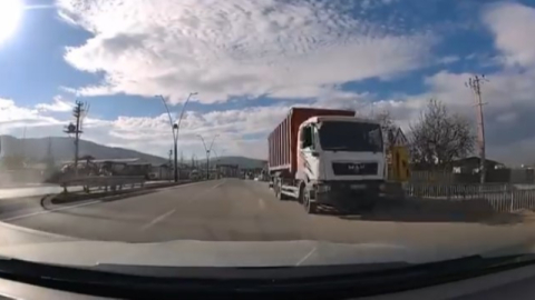 Ters şeritte dehşet anları