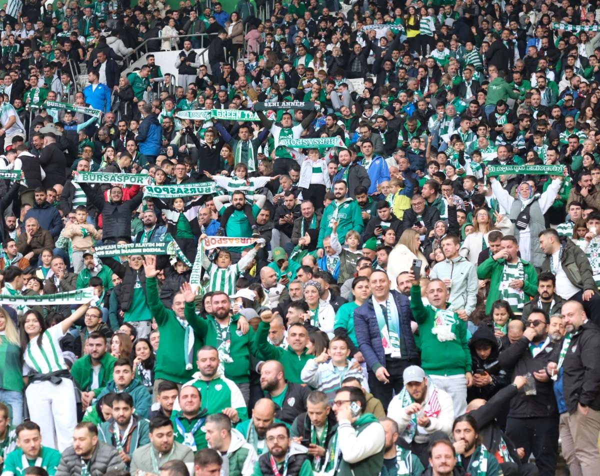 (ÖZEL) Bursaspor - Fethiyespor taraftar fotoğrafları 1