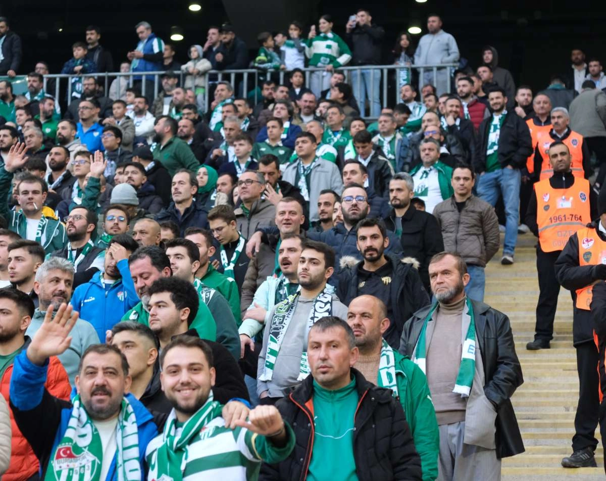 (ÖZEL) Bursaspor - Fethiyespor taraftar fotoğrafları 1
