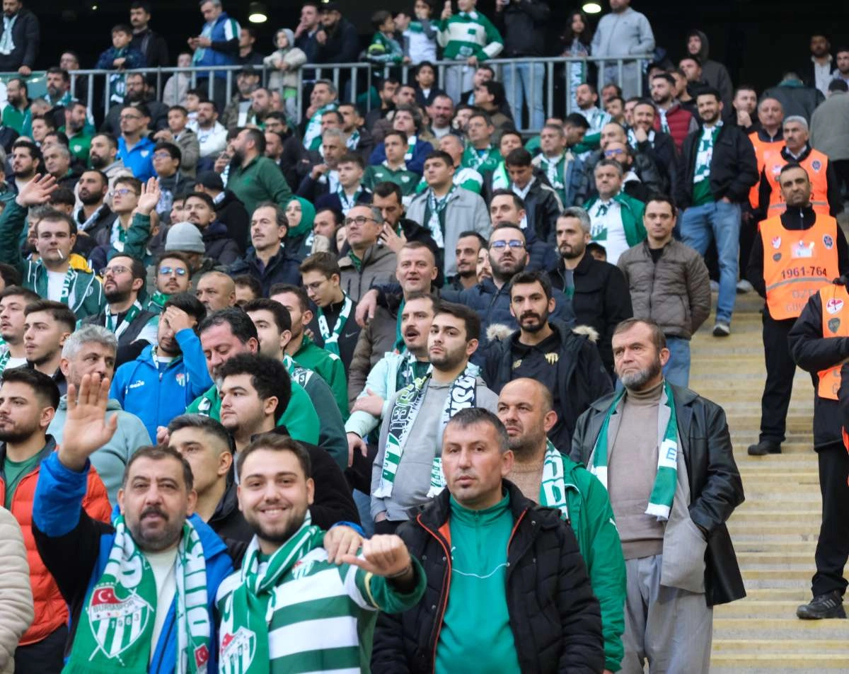 (ÖZEL) Bursaspor - Fethiyespor taraftar fotoğrafları 1