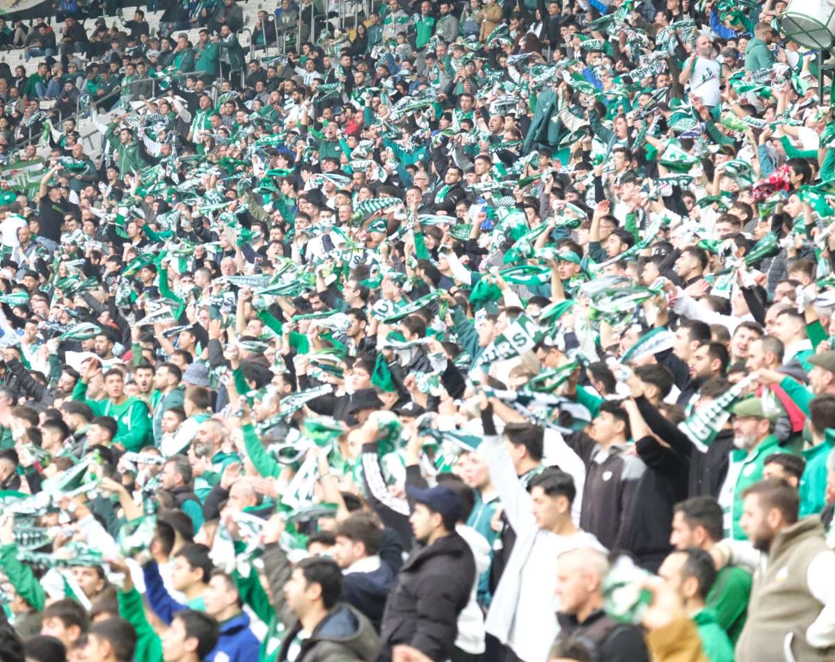 (ÖZEL) Bursaspor - Fethiyespor taraftar fotoğrafları 1