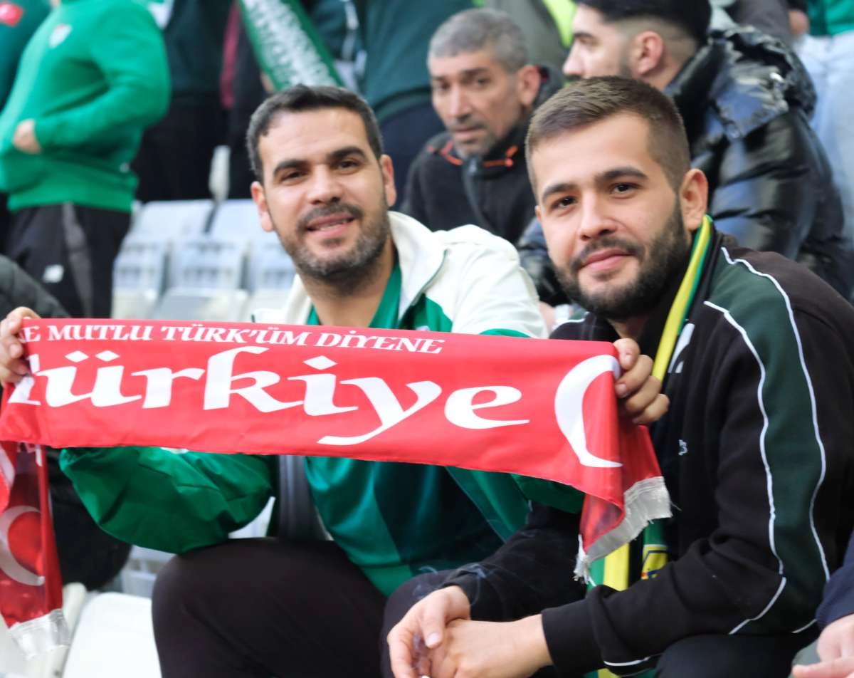 (ÖZEL) Bursaspor - Fethiyespor taraftar fotoğrafları 1