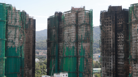 Hong Kong'daki yangın felaketinde can kaybı 151'e yükseldi