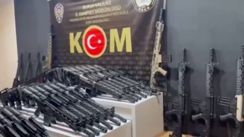 Bursa’da kaçak silah operasyonu