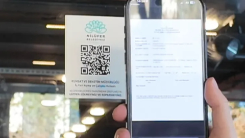 Nilüfer’de QR kod ile ruhsat dönemi başladı