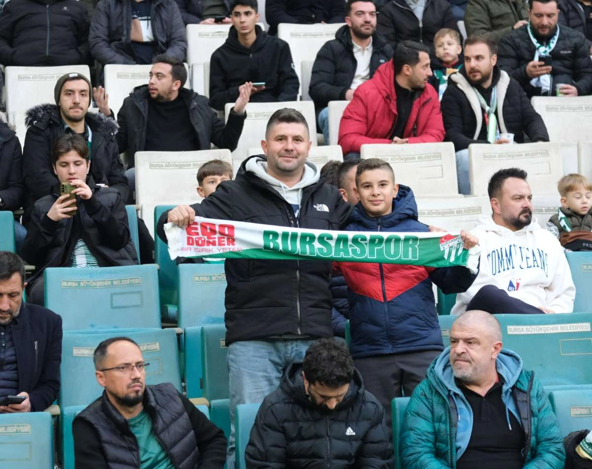 (ÖZEL) Bursaspor - Ankara Demirspor taraftar fotoğrafları 1