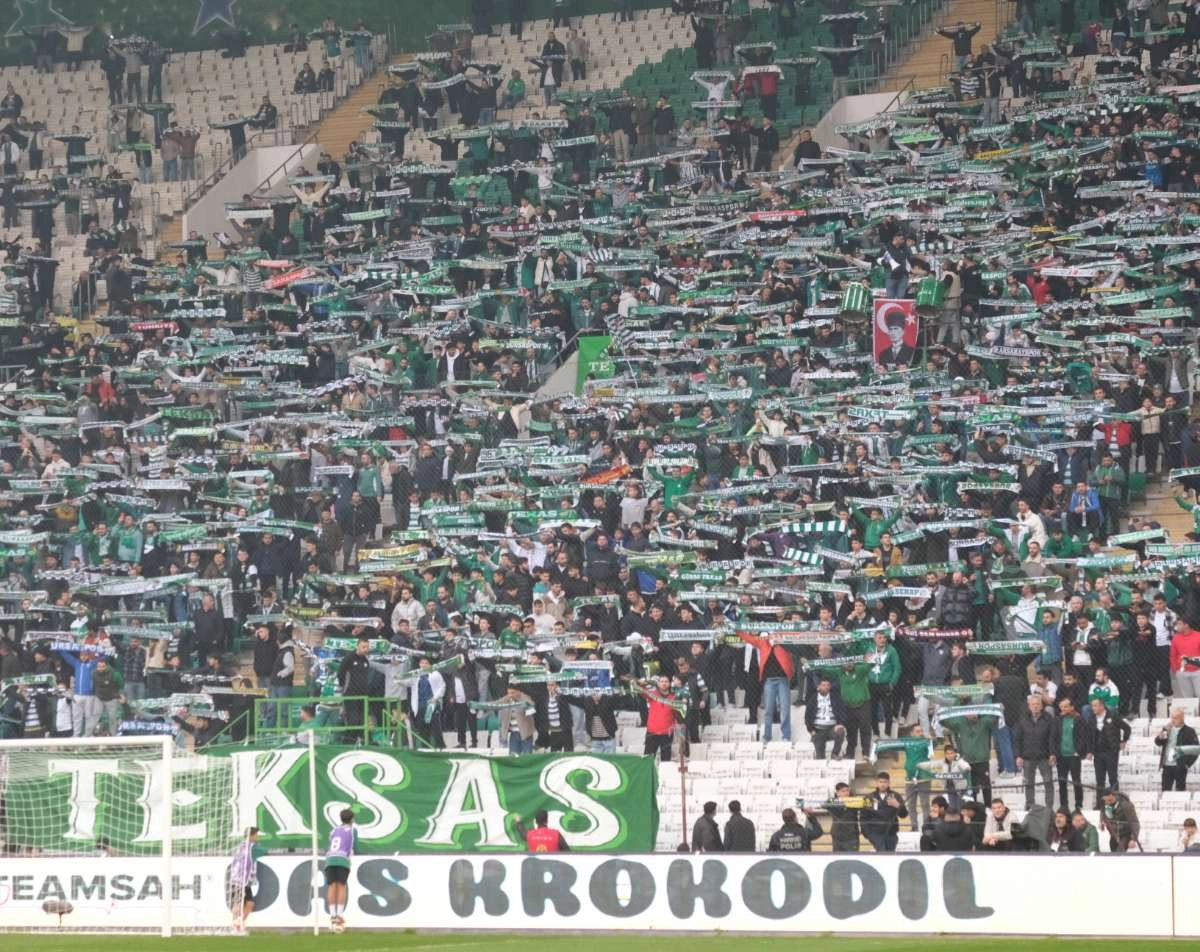 (ÖZEL) Bursaspor - Ankara Demirspor taraftar fotoğrafları 1