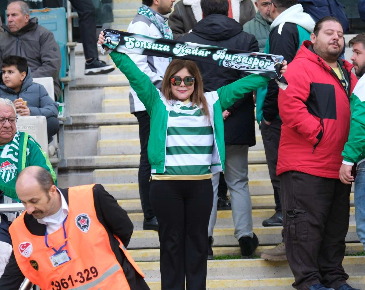 (ÖZEL) Bursaspor - Ankara Demirspor taraftar fotoğrafları 1