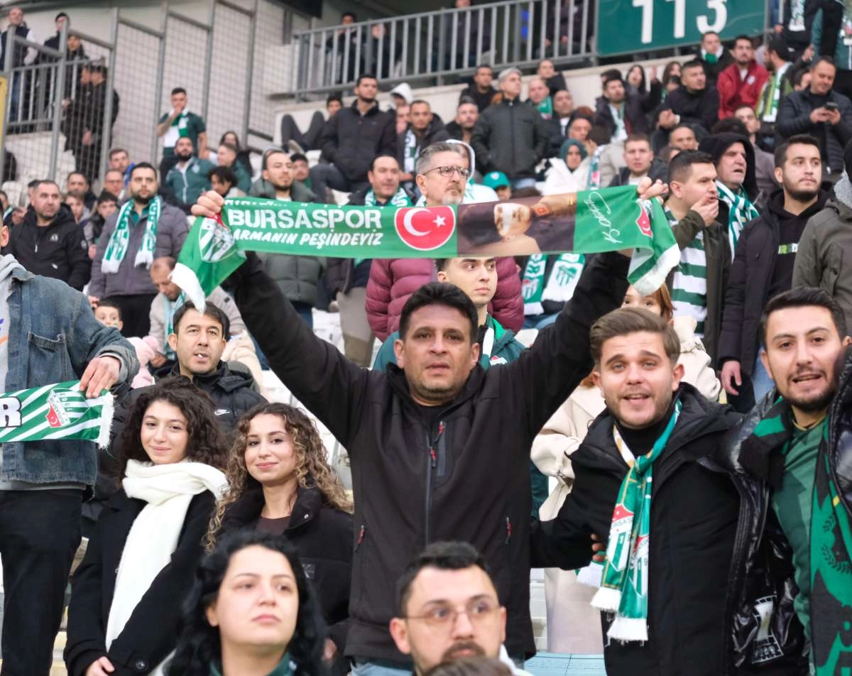 (ÖZEL) Bursaspor - Ankara Demirspor taraftar fotoğrafları 3