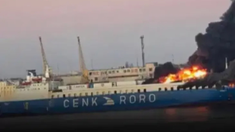 Rusya, Türk yük gemisini vurdu