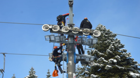 Uludağ’daki tatbikat gerçeği aratmadı