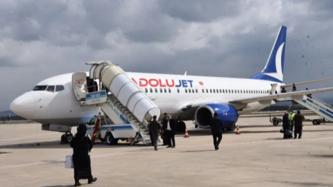 18 bin yolcu Kasım'da Yenişehir Havalimanı'nı kullandı