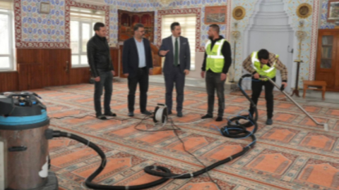 Yenişehir'de camiler üç aylara hazırlanıyor