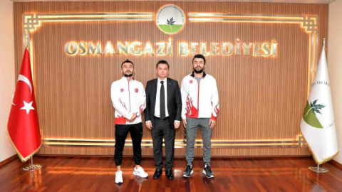Erkan Aydın tarihi başarı yakalayan kardeşleri ağırladı