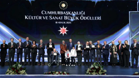 Cumhurbaşkanlığı büyük ödülleri sahiplerini buldu