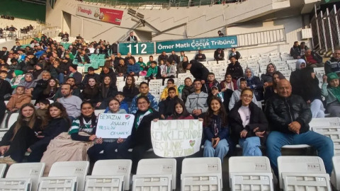 Erkan Aydın’dan çocuklarla Bursaspor buluşması