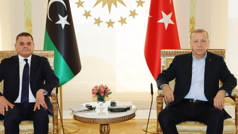 Cumhurbaşkanı Erdoğan, Libya Başbakanı Dibeybe ile görüştü