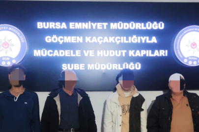 13 düzensiz göçmen ve 4 organizatör yakalandı