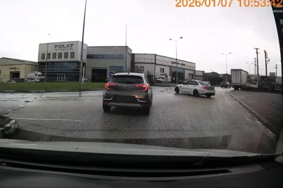 Cadde ortasında driftin bedeli 58 bin lira oldu!