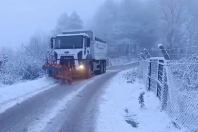 Büyükşehir'den kar mesaisi