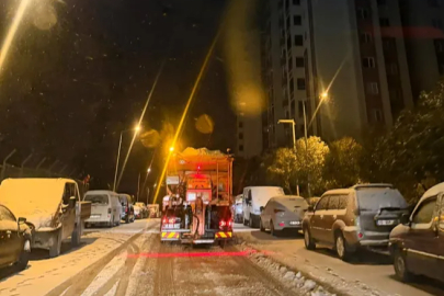 Kar yağışı Bursa Osmangazi’de hayatı aksatmadı