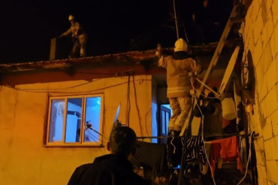 Baca yangını mahalleliyi sokağa döktü