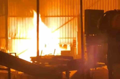 Bursa’da bir palet fabrikasında daha yangın