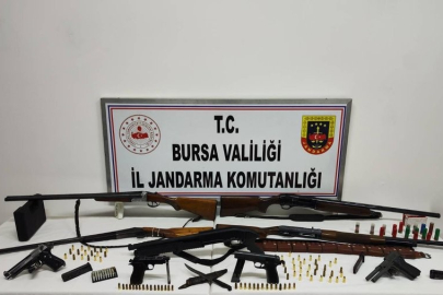 Bursa’da ruhsatsız silah operasyonu