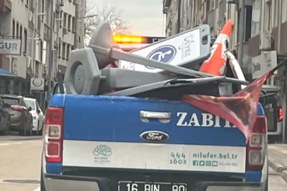 Nilüfer’de kaldırımlar yayalar için temizleniyor